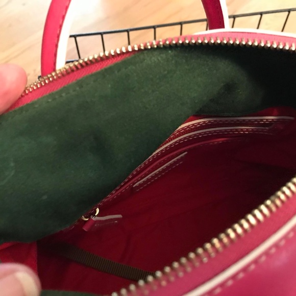 Dooney and Bourke Florentine Fuchsia Satchel - Picture 8 of 10